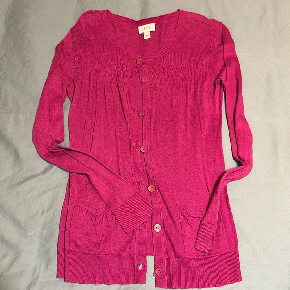Loft button up cardigan